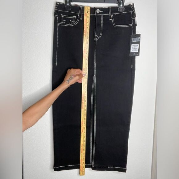 Black True Religion Maxi Skirt - Picture 2 of 8